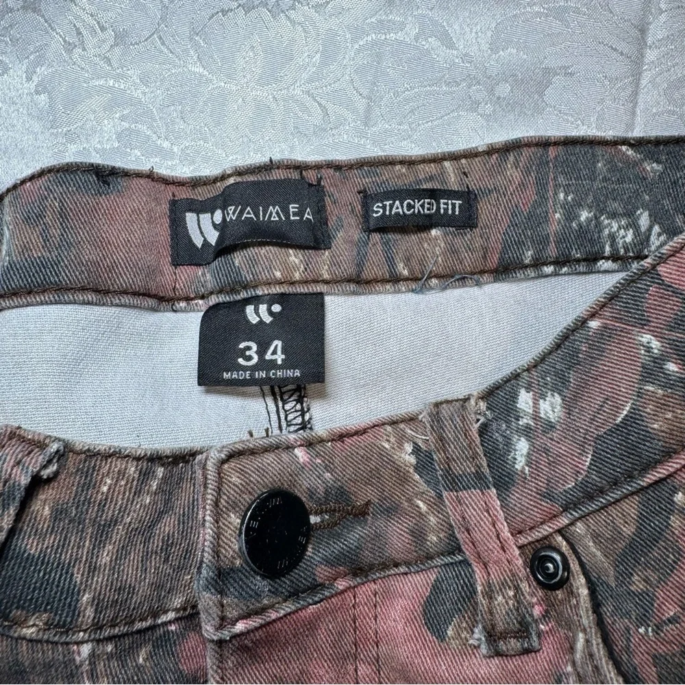Men's Camouflage Flare Jeans